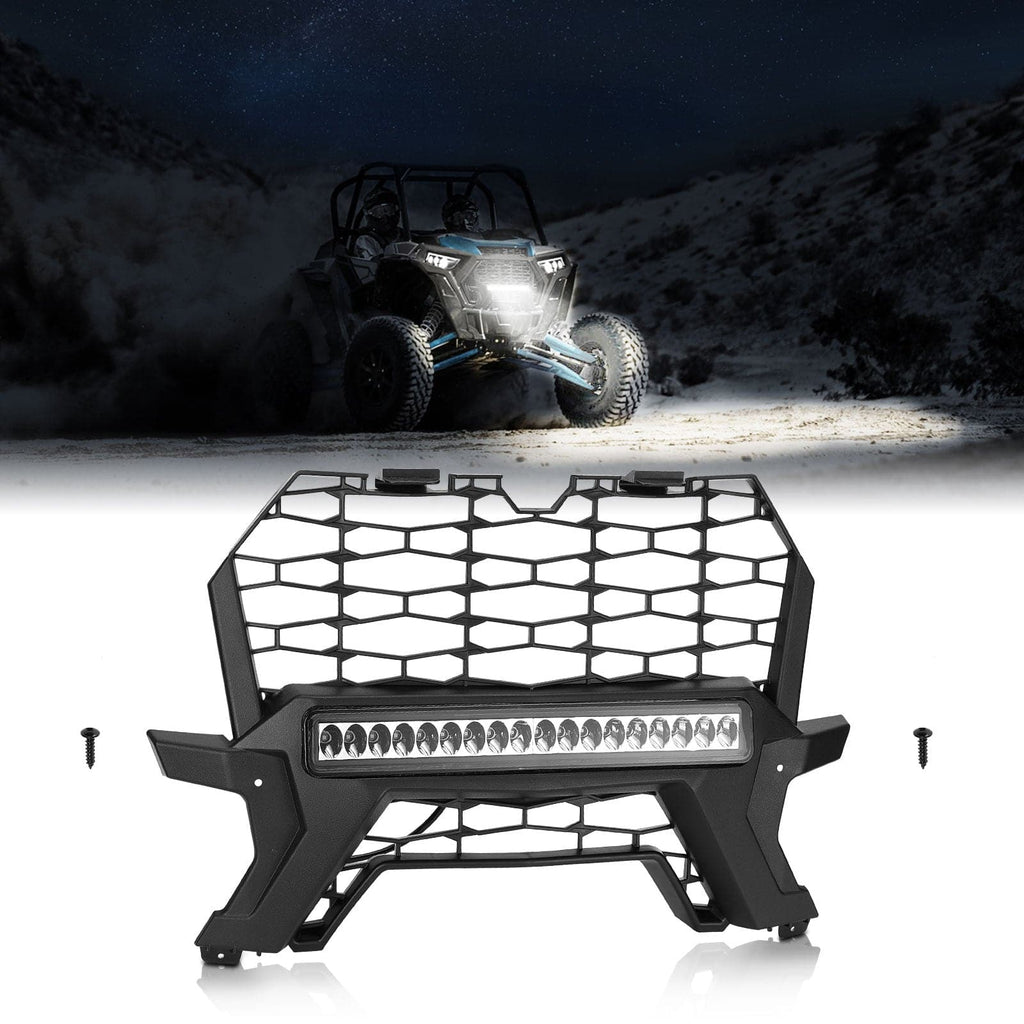 Front Lower Mesh Grill Radiator Guards for Polaris RZR XP 1000/ Turbo – fits Polaris RZR XP 1000 (2014-2023)