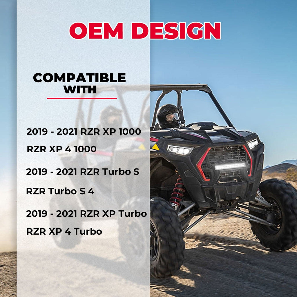 Front Lower Mesh Grill Radiator Guards for Polaris RZR XP 1000/ Turbo – fits Polaris RZR XP 4 1000 (2014-2023)