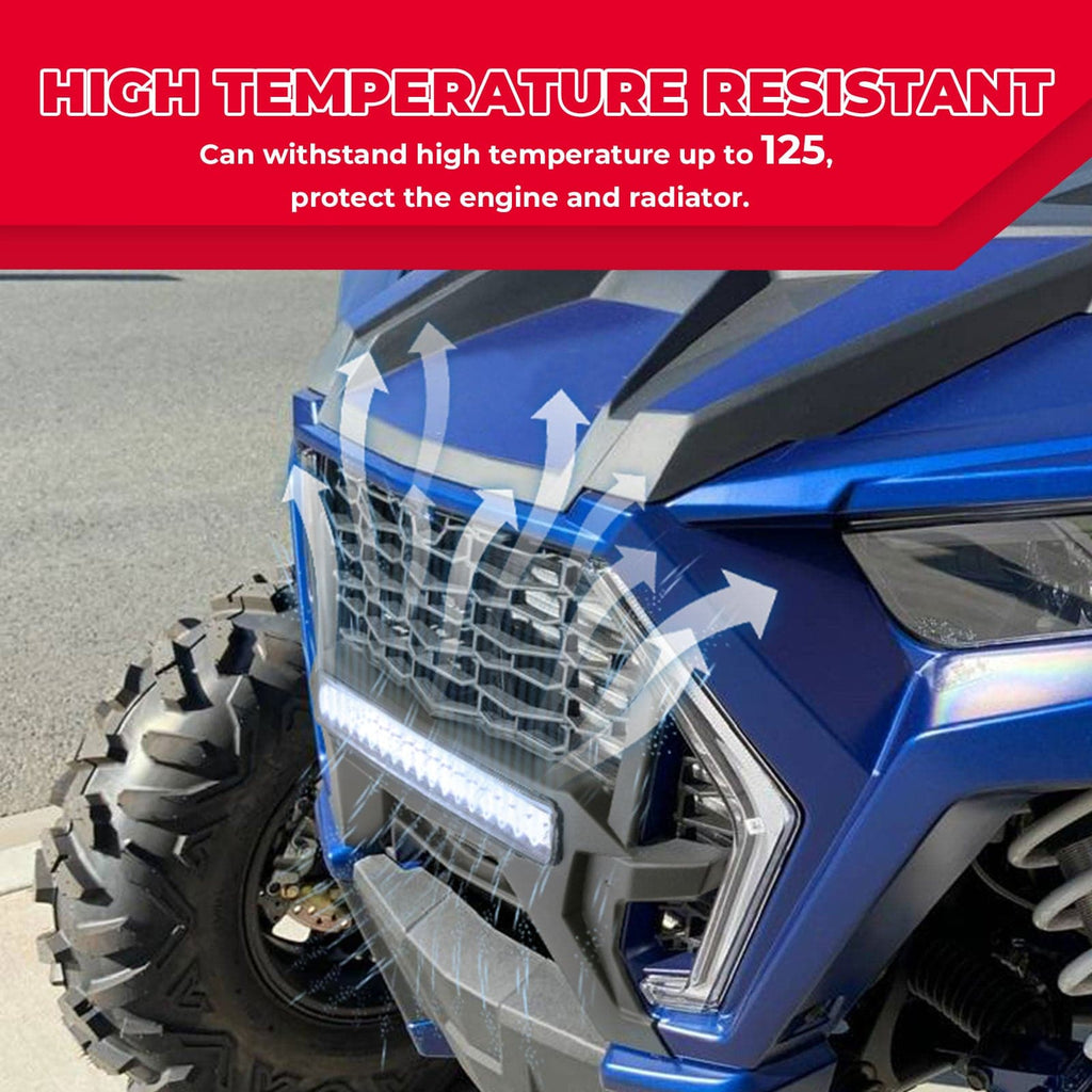 Front Lower Mesh Grill Radiator Guards for Polaris RZR XP 1000/ Turbo – fits Polaris RZR XP 4 1000 (2014-2023) (view 6)