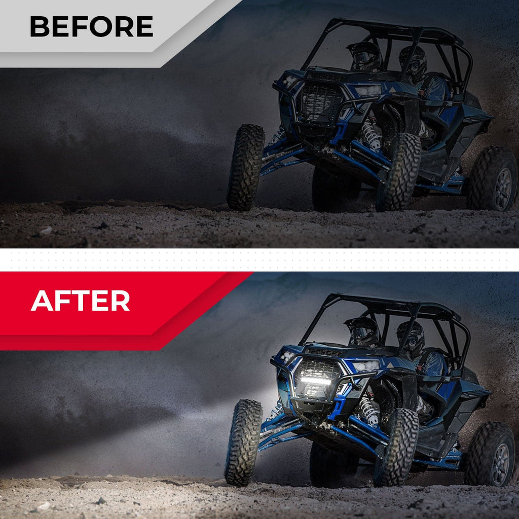 Front Lower Mesh Grill Radiator Guards for Polaris RZR XP 1000/ Turbo – fits Polaris RZR XP 4 Turbo (view 7)