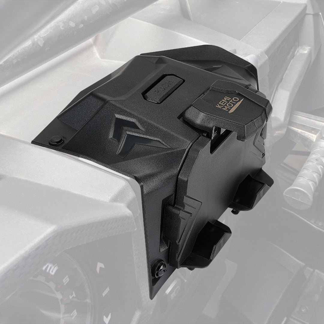 Electric Device GPS Mount Storage Box for Polaris RZR XP 1000/ XP Turbo