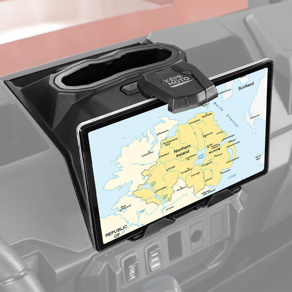 Tablet Holder Electric Device GPS Mount for Polaris Ranger XP 1000/crew – fits Polaris Ranger Crew XP 1000