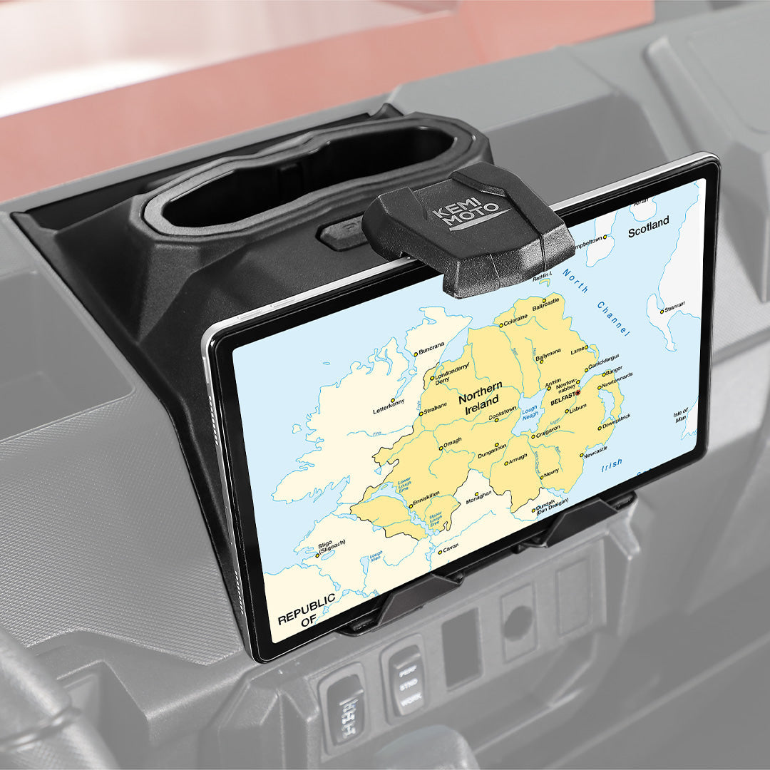 Tablet Holder Electric Device GPS Mount for Polaris Ranger XP 1000/crew – fits Polaris Ranger Crew XP 1000