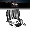 UTV Metal Front Grill Light for Polaris RZR XP 1000/Turbo – fits Polaris RZR XP 1000 (2014-2023)
