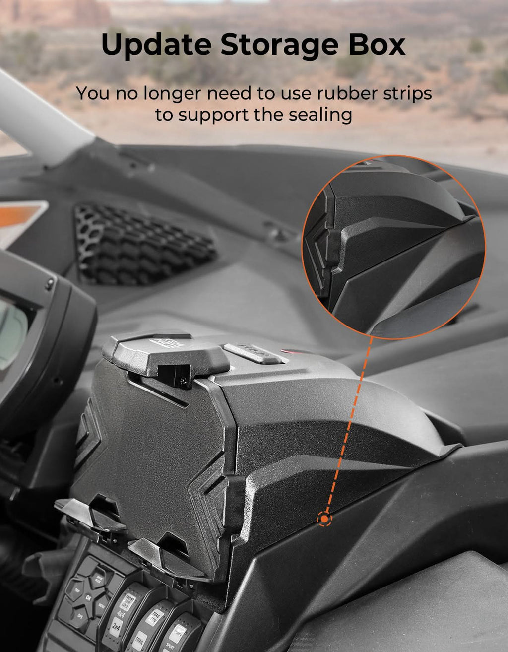Upgraded Device Tablet Holder for Can-Am Maverick X3 / X3 MAX – fits Can-Am Maverick X3 2-Seat (view 3)