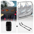 Aluminum Roof & 4 Steel Side Steps Nerf Bars For Polaris RZR – fits Polaris RZR 4 900