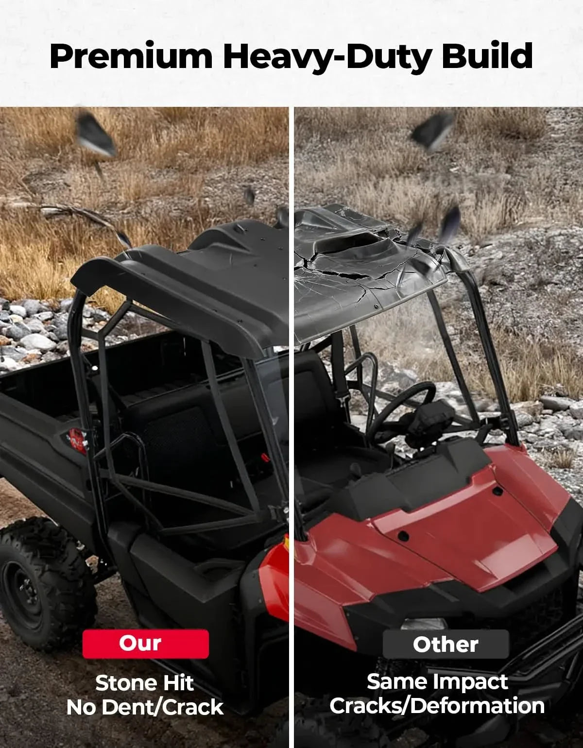 UTV Top Hard Roof For Honda Pioneer 700|700-4 – fits Honda Pioneer 700 (view 5)