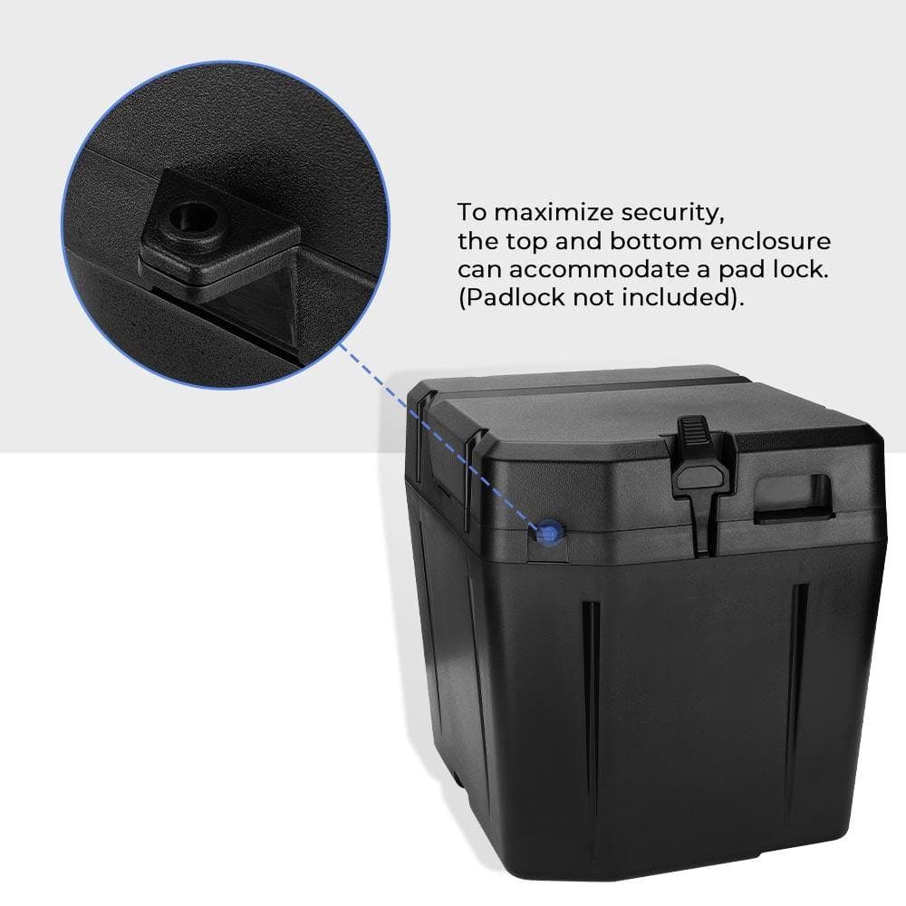 Under Seat Dry Storage Box for Polaris Ranger XP 1000/CREW