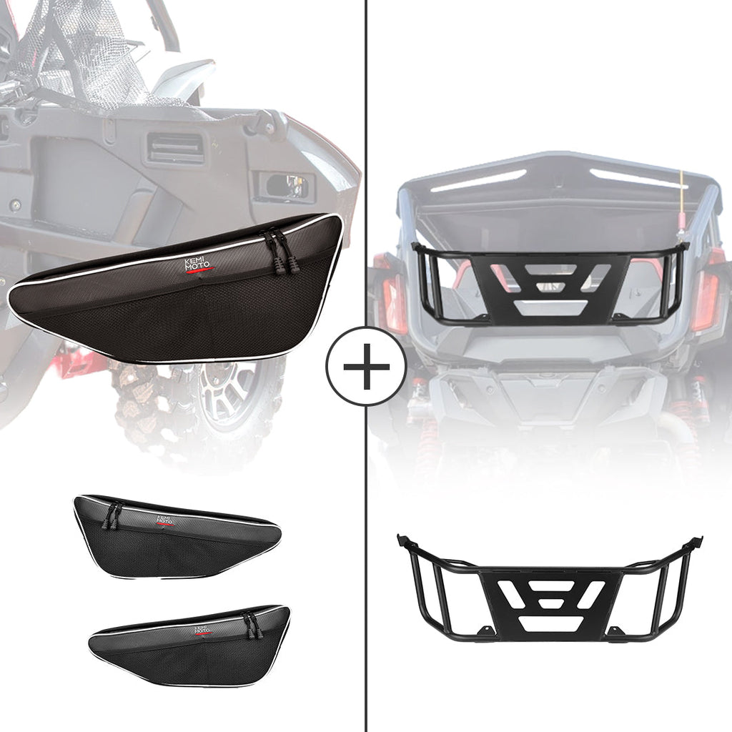 Door Bags & UTV Bed Tailgate for Talon 1000r 1000x 1000x-4 – fits Honda Talon 1000R