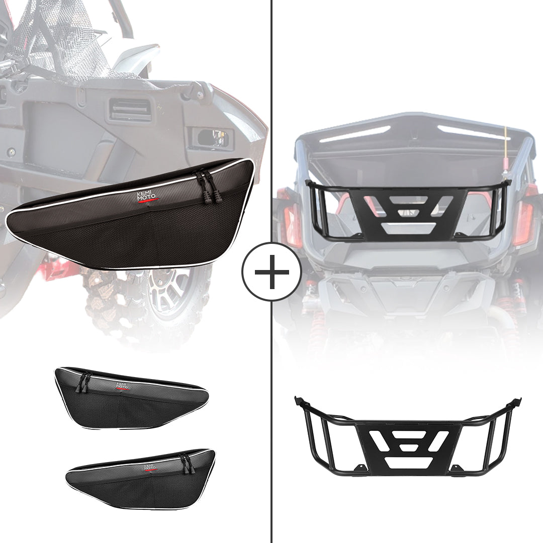 Door Bags & UTV Bed Tailgate for Talon 1000r 1000x 1000x-4 – fits Honda Talon 1000R