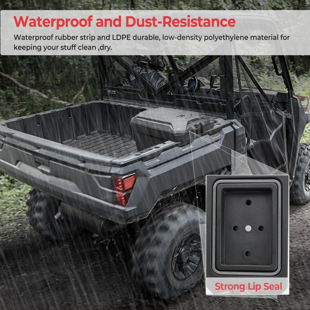 45L Waterproof Bed Cargo Box (Passenger Side) for Polaris Ranger