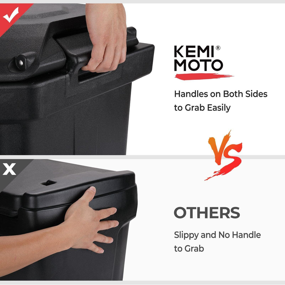 45L Waterproof Bed Cargo Box (Passenger Side) for Polaris Ranger