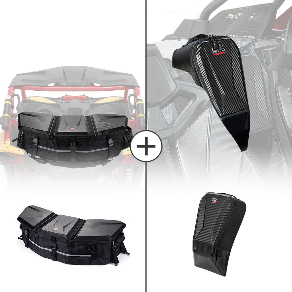 Center & Rear Storage Bag for Can-Am Maverick X3 – fits Can-Am Maverick X3 2-Seat