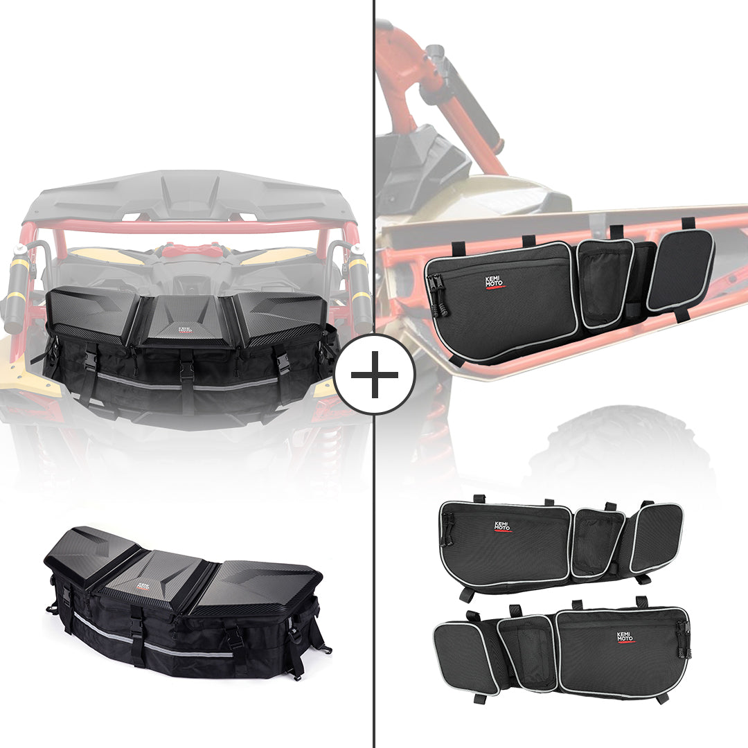 Front & Rear Storage Bags for Can-Am Maverick X3 – fits Can-Am Maverick X3 2-Seat