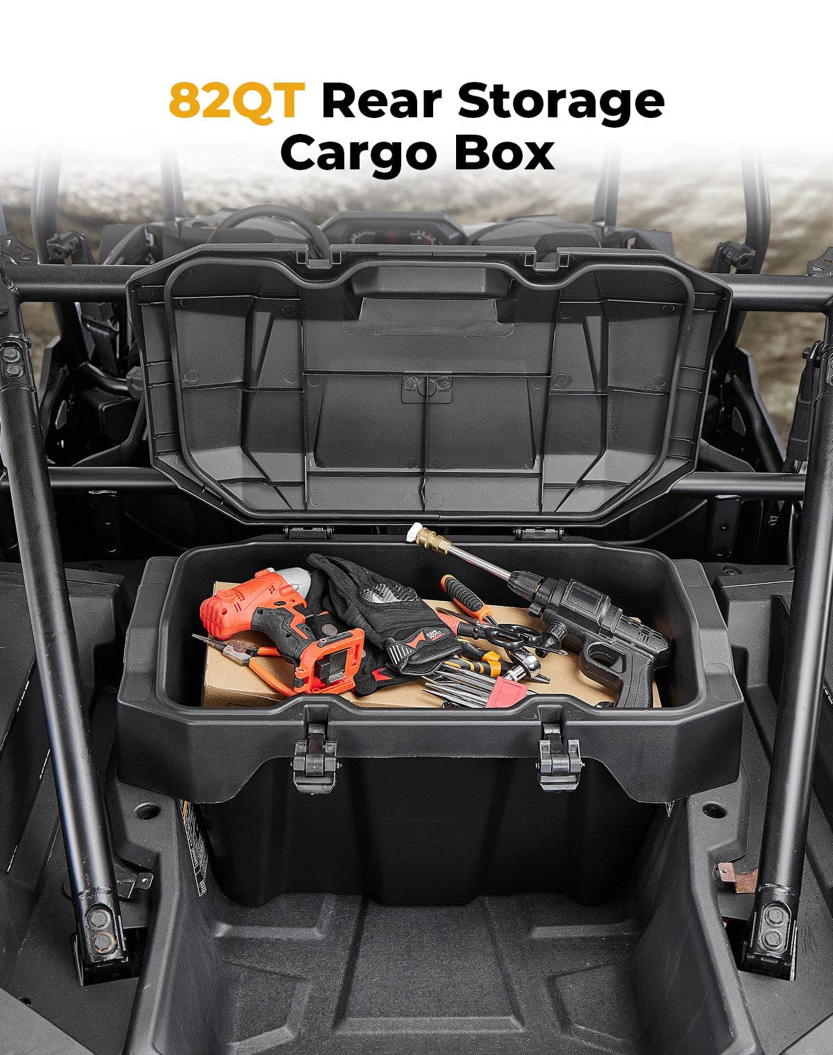 Rear Cargo Box 82QT for Polaris RZR XP 1000/4 1000 2024-2026 – fits Polaris RZR XP 1000 (2024+) (view 6)
