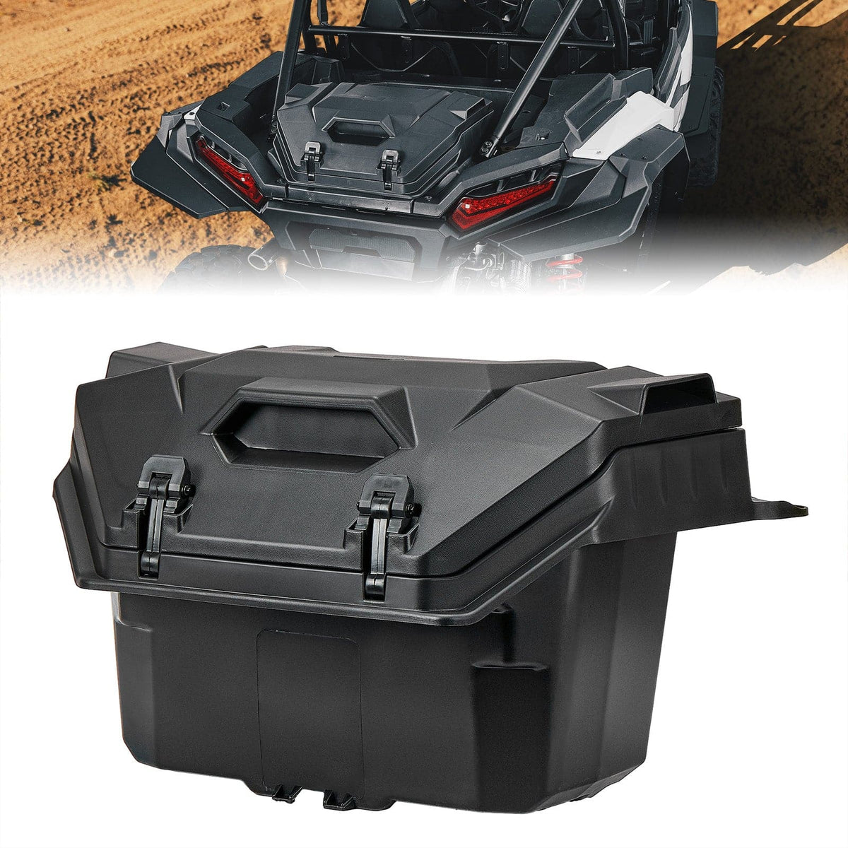 Rear Cargo Box 55QT for Polaris RZR XP 1000/4 1000 2024-2025 – fits Polaris RZR XP 1000 (2024+)