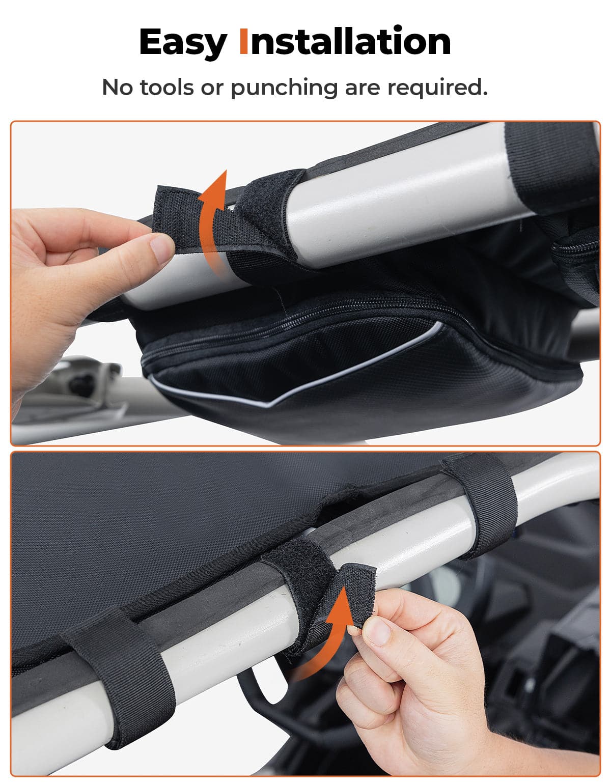 Roof Storage Bag with Tablet Holder for Can-Am Maverick X3 / X3 MAX – fits Can-Am Maverick X3 2-Seat (view 7)