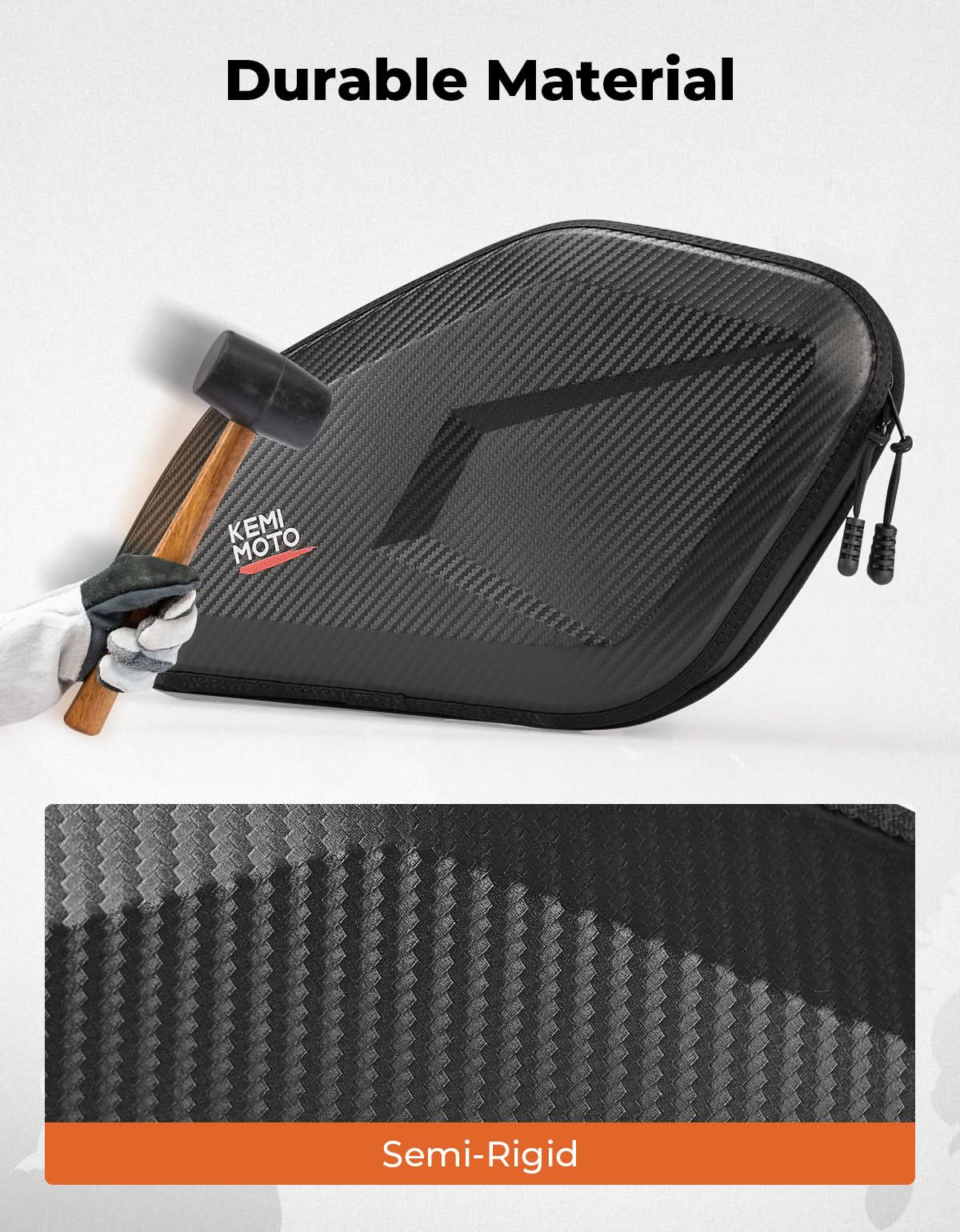 Lower Door Bags Semi-Rigid for Can-Am Maverick R 2024+ – fits Can-Am Maverick R MAX
