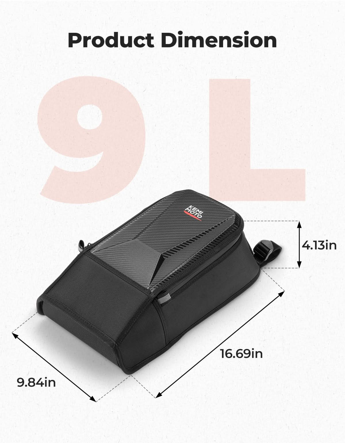 Can-Am Commander / Maverick Trail / Maverick Sport Center Console Storage Bag（2011–2023） – fits Can-Am Maverick Sport MAX...