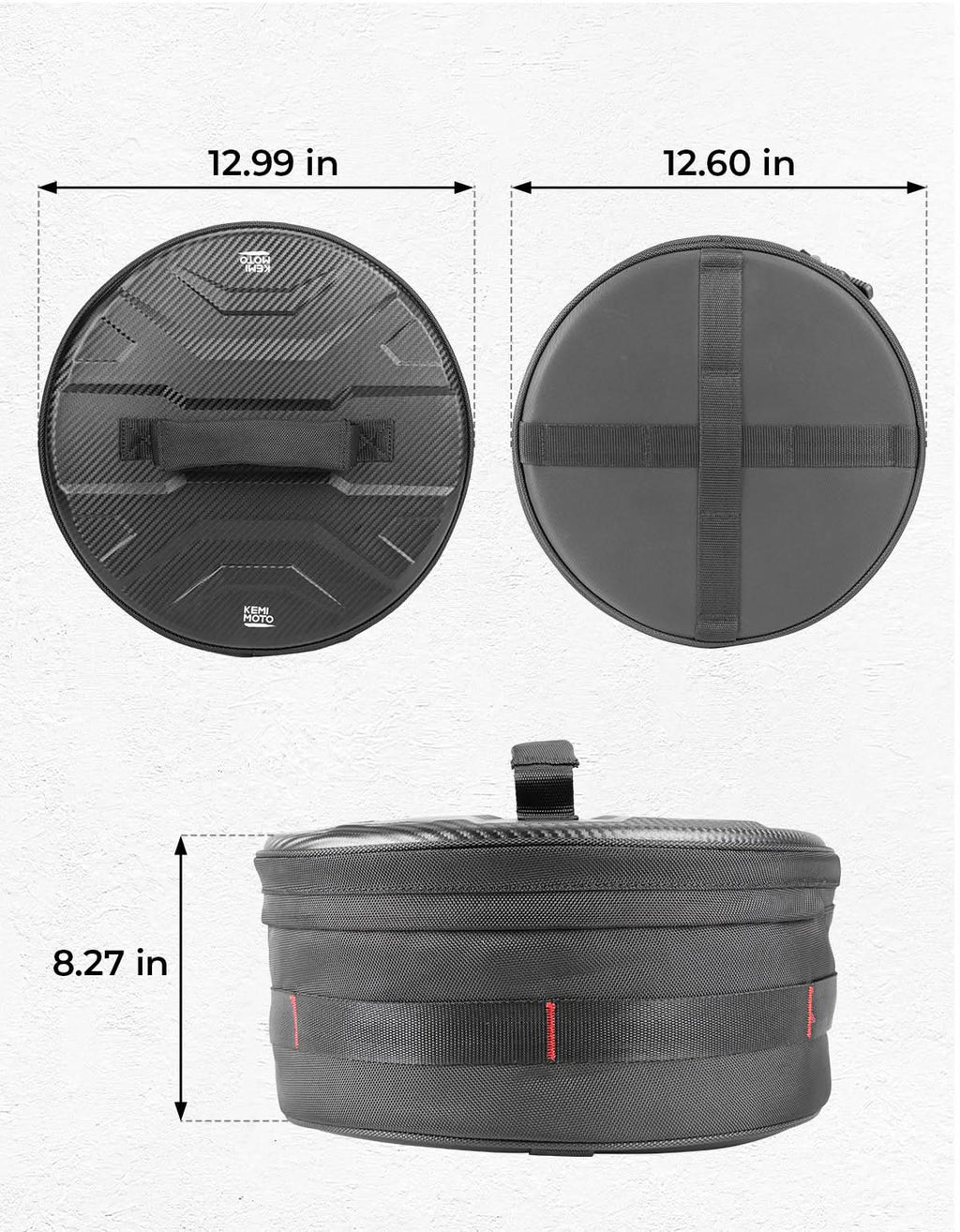 UTV Spare Tire Storage Bag for Can-Am Maverick X3 Polaris RZR XP 1000 – fits Polaris RZR XP 1000 (2014-2023) (view 6)