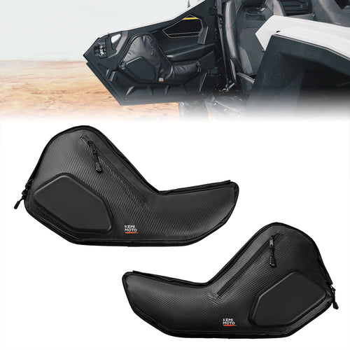 6 Q Front Door Bags with Knee Pads for 2025 Polaris RZR – fits Polaris RZR Pro R