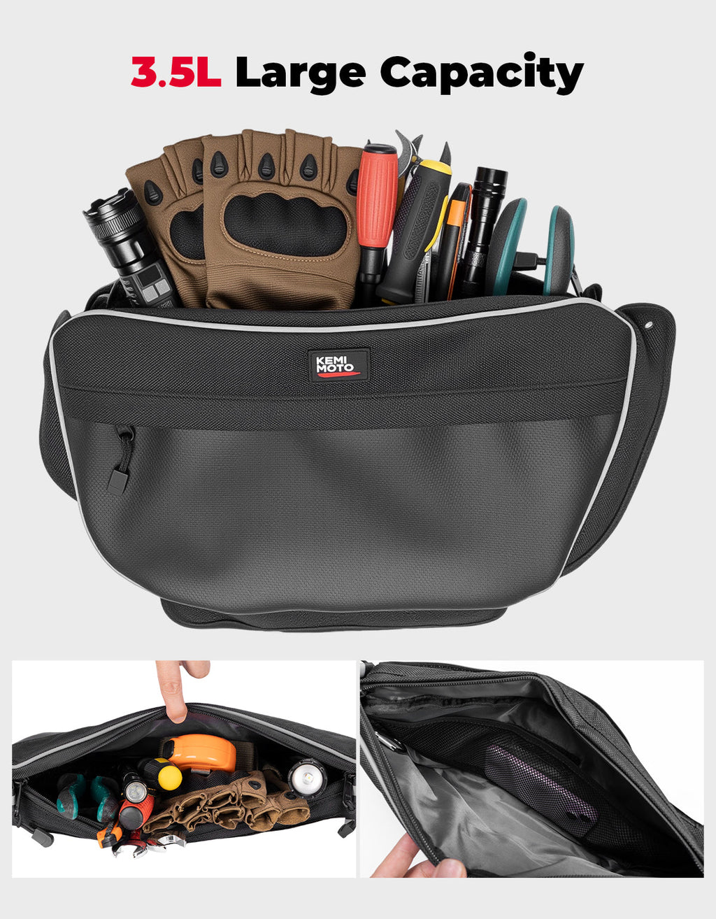 3.5L Door Storage Bags For Wolverine RMAX