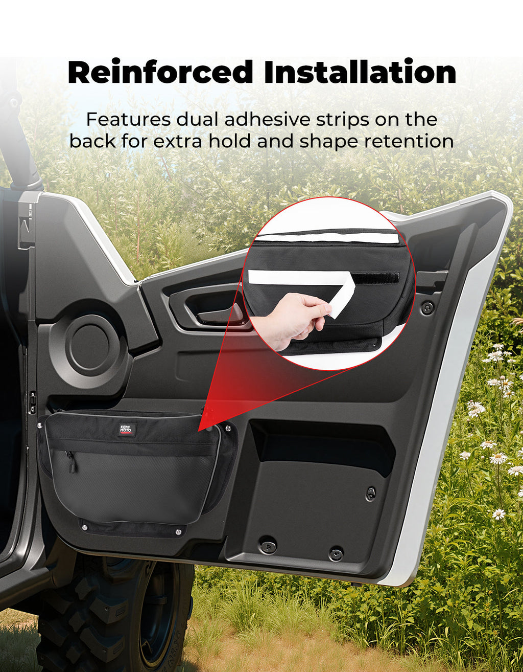 3.5L Door Storage Bags For Wolverine RMAX