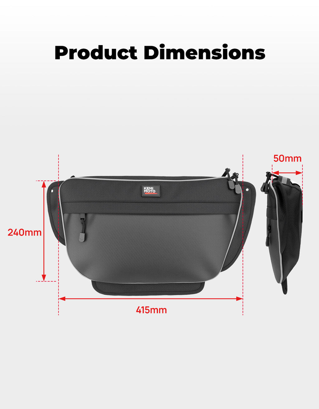 3.5L Door Storage Bags For Wolverine RMAX