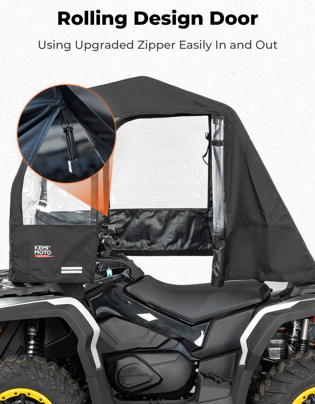 ATV Full Cab Enclosure Canopy Cover for Sportsman / Outlander / Rancher / Foreman