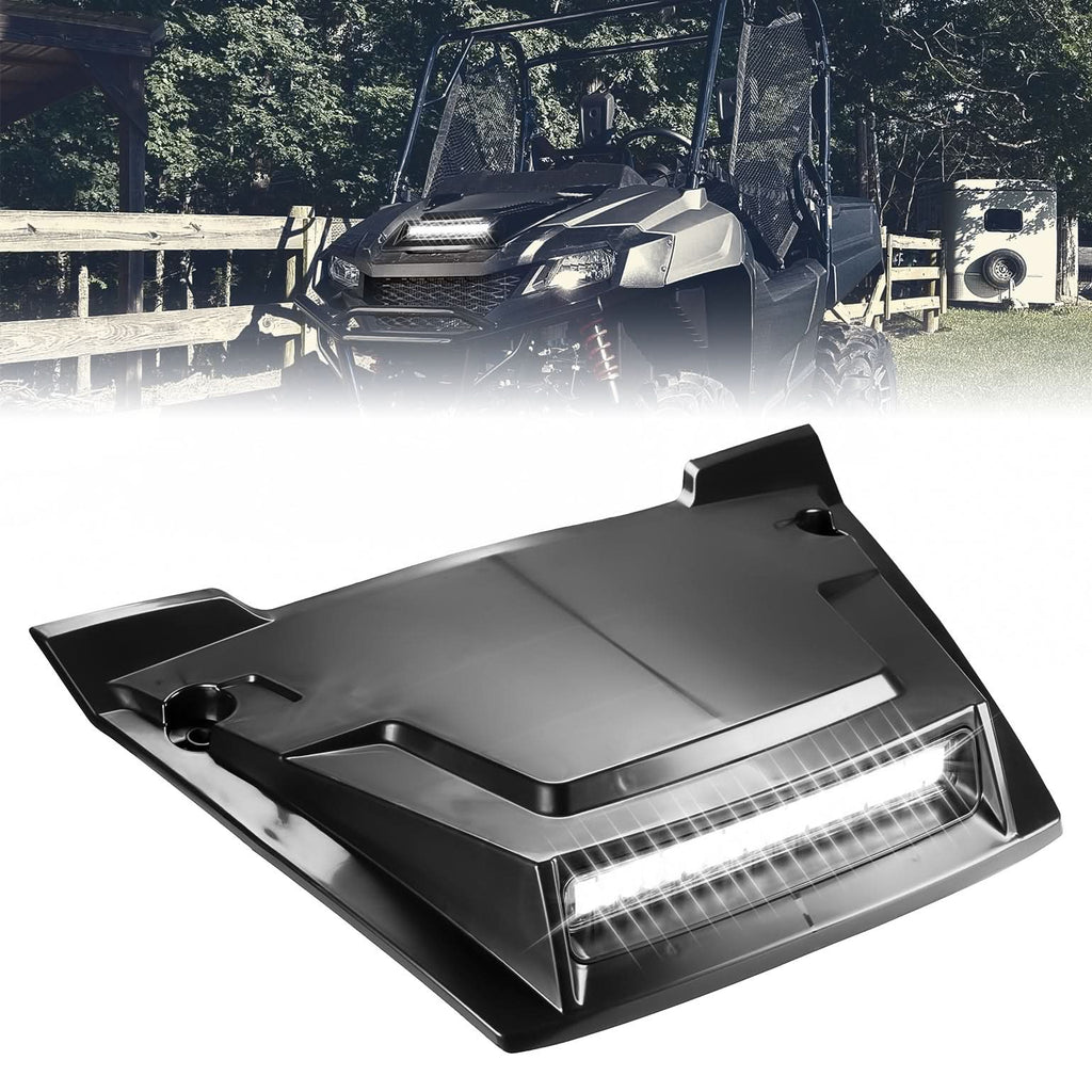 LED Turbo Hood Scoop for Pioneer 700 2P 4P 2014-2026 – fits Honda Pioneer