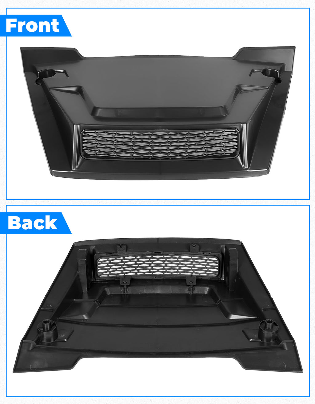Hood Scoop for Pioneer 700 2P 4P 2014-2024 – fits Honda Pioneer (view 5)