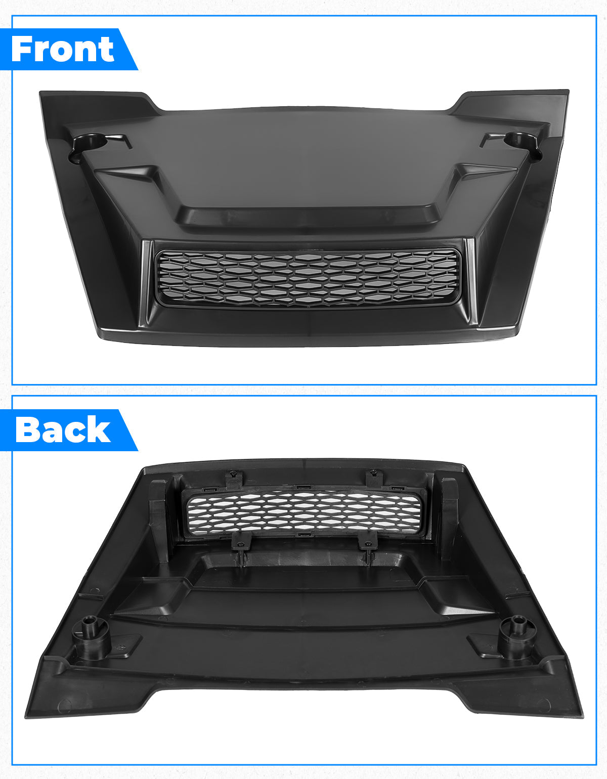 Hood Scoop for Pioneer 700 2P 4P 2014-2024 – fits Honda Pioneer (view 5)