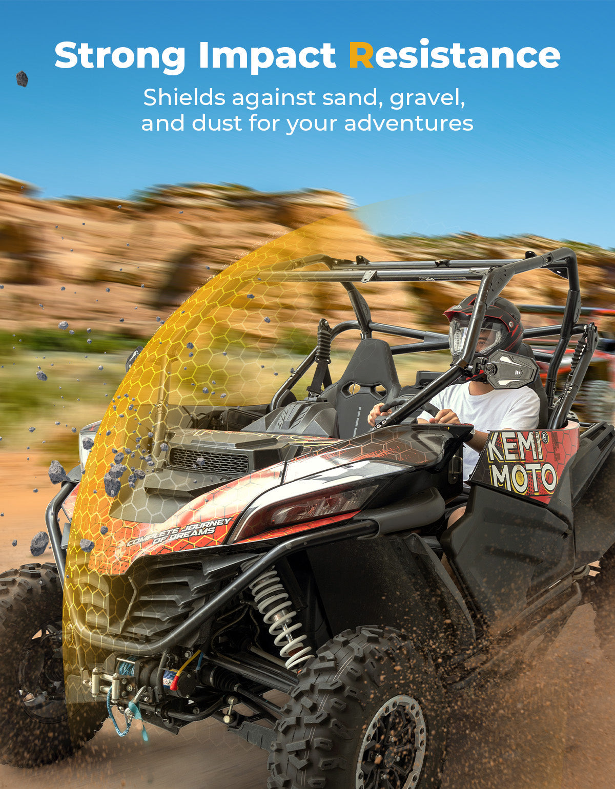 UTV Hood Scoop with Vented Mesh, Hood Covers Vent for CFMOTO ZForce 950 2020+