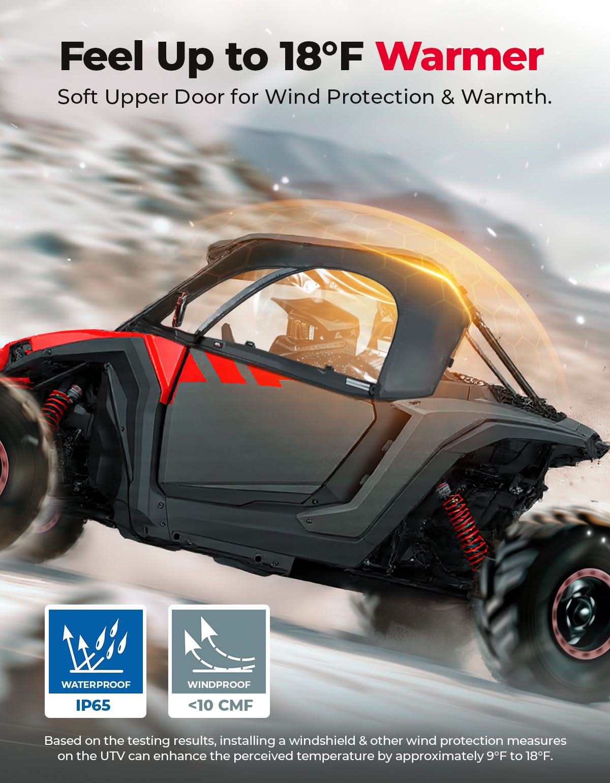 UTV Soft Cab Enclosure for 2024/2025+ Polaris RZR XP 1000 – fits Polaris RZR XP 1000 (2024+) (view 2)