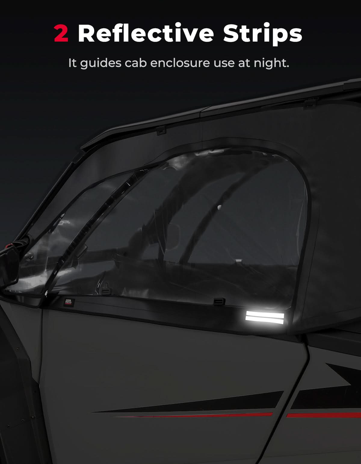 UTV Soft Cab Enclosure for 2024/2025+ Polaris RZR XP 1000 – fits Polaris RZR XP 1000 (2024+) (view 6)
