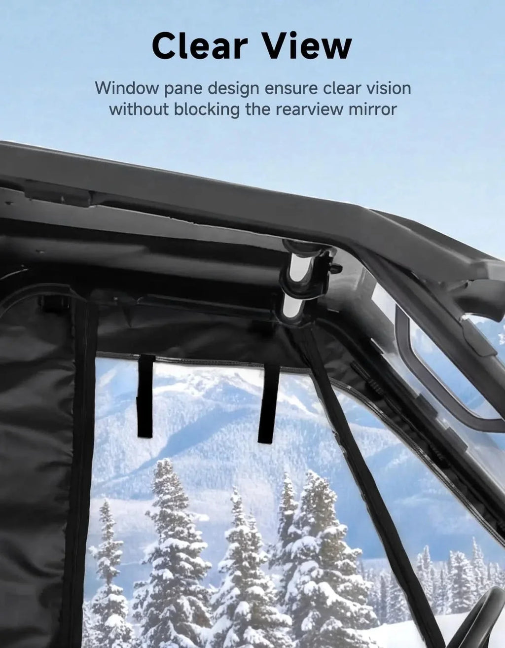 UTV Soft Upper Doors For Honda Pioneer 500/520 – fits Honda Pioneer 520 (view 6)