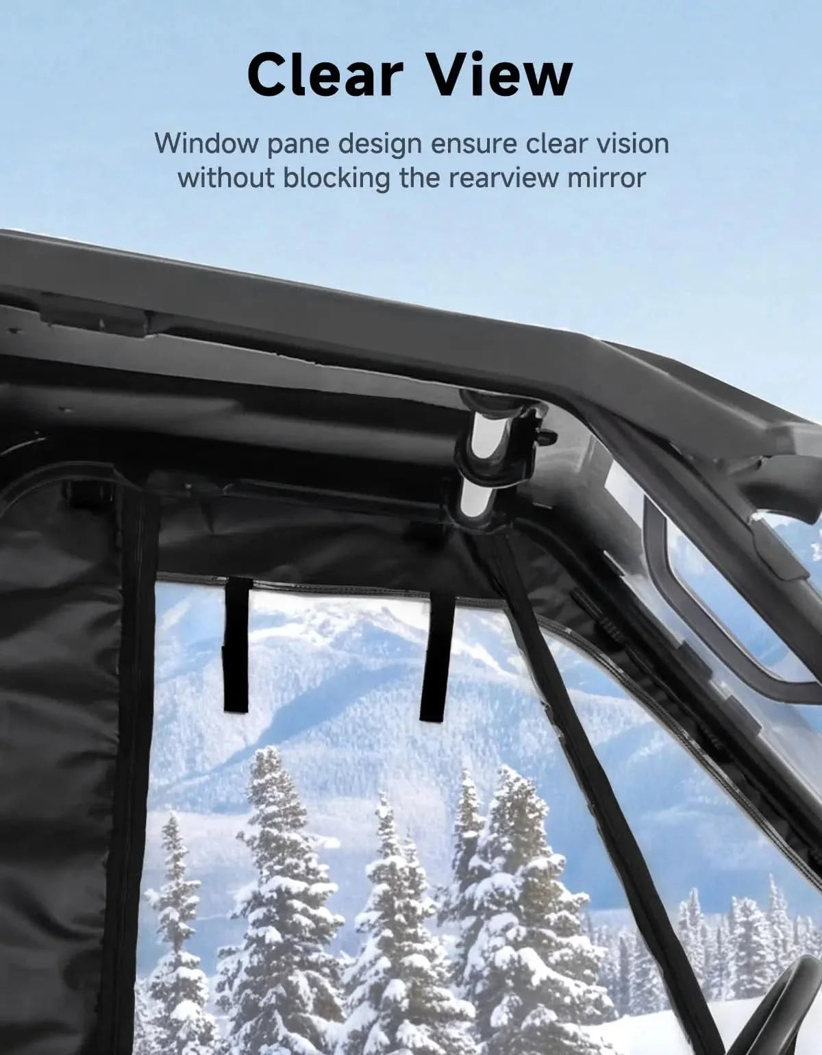 UTV Soft Upper Doors For Honda Pioneer 500/520 – fits Honda Pioneer 520 (view 6)