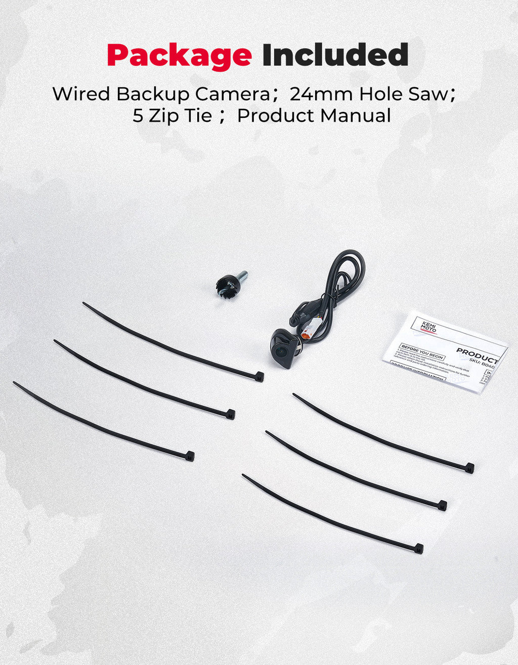 Plug and Play Wired Rear Camera for Kawasaki Teryx KRX 1000 – fits Kawasaki Teryx KRX 1000 (view 6)