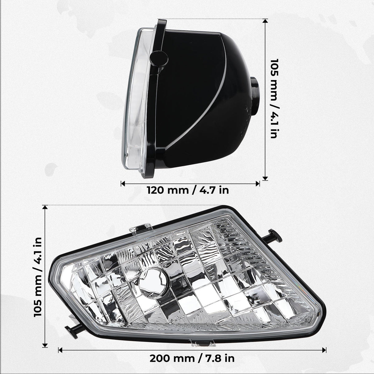 Left Right Headlights Assembly for Polaris Sportsman – fits Polaris Sportsman (view 3)