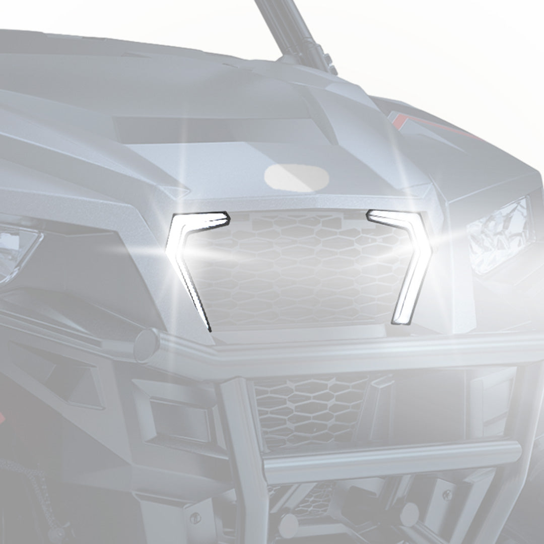 2x Front Fang Accent Light Turn Signal For Polaris General 1000 2016-2024