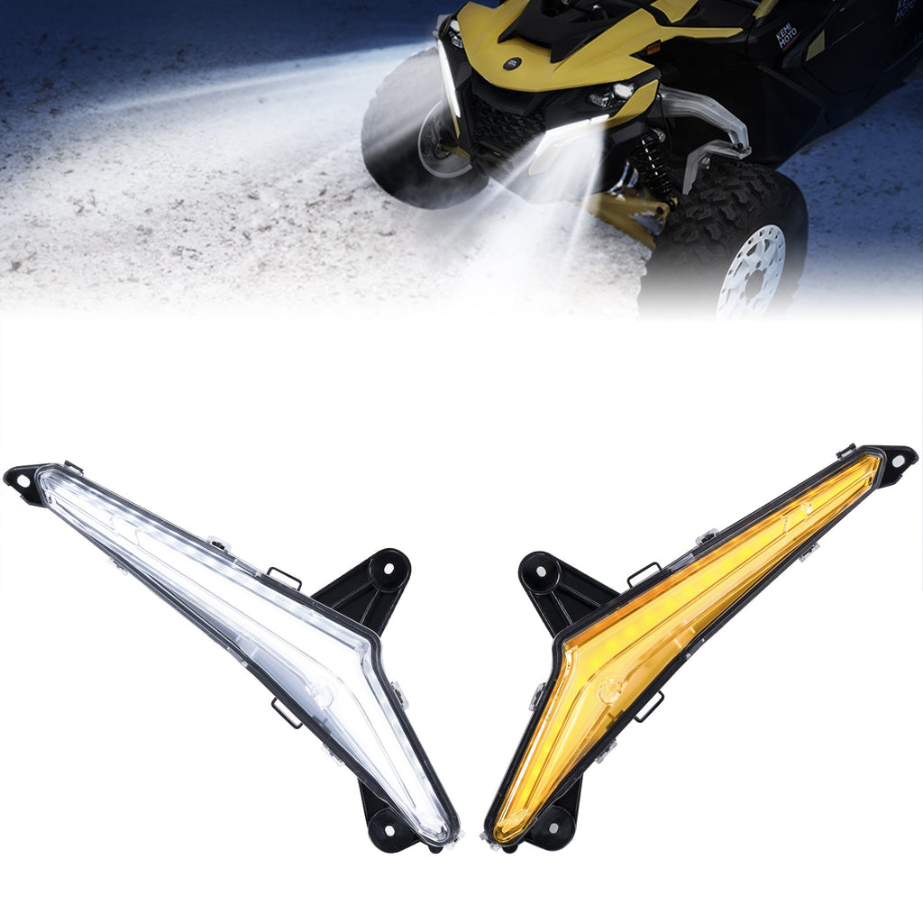 Turn Signal Fang Lights for Can-Am Maverick R 2024+ – fits Can-Am Maverick R 2-Seat (view 7)