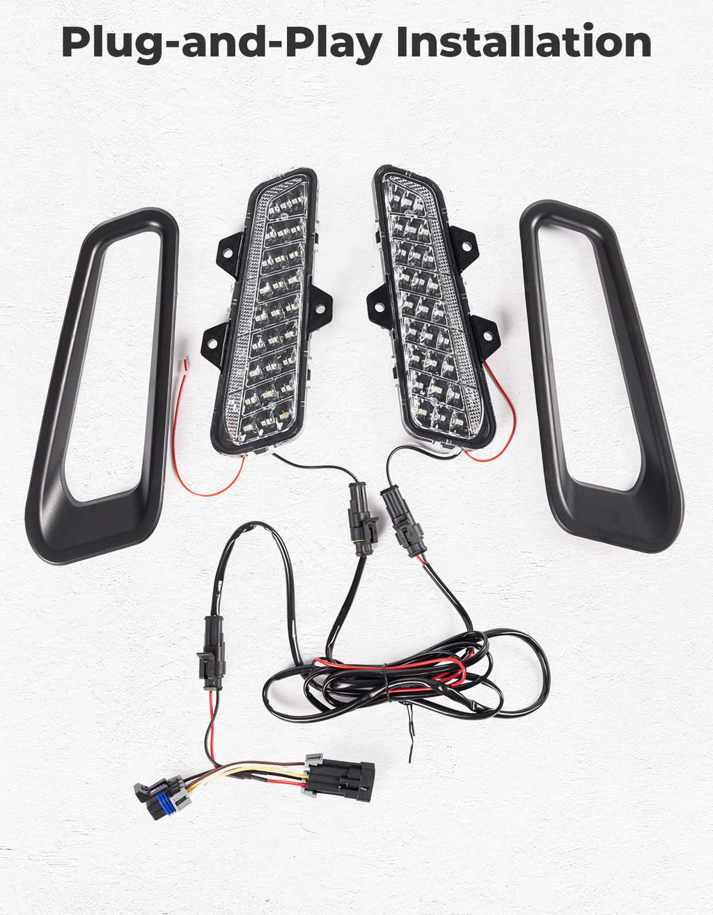 LED Front Bumper Lights for Polaris Ranger XD 1500 / CREW 2024-2025 – fits Polaris Ranger Crew XD 1500 (view 6)