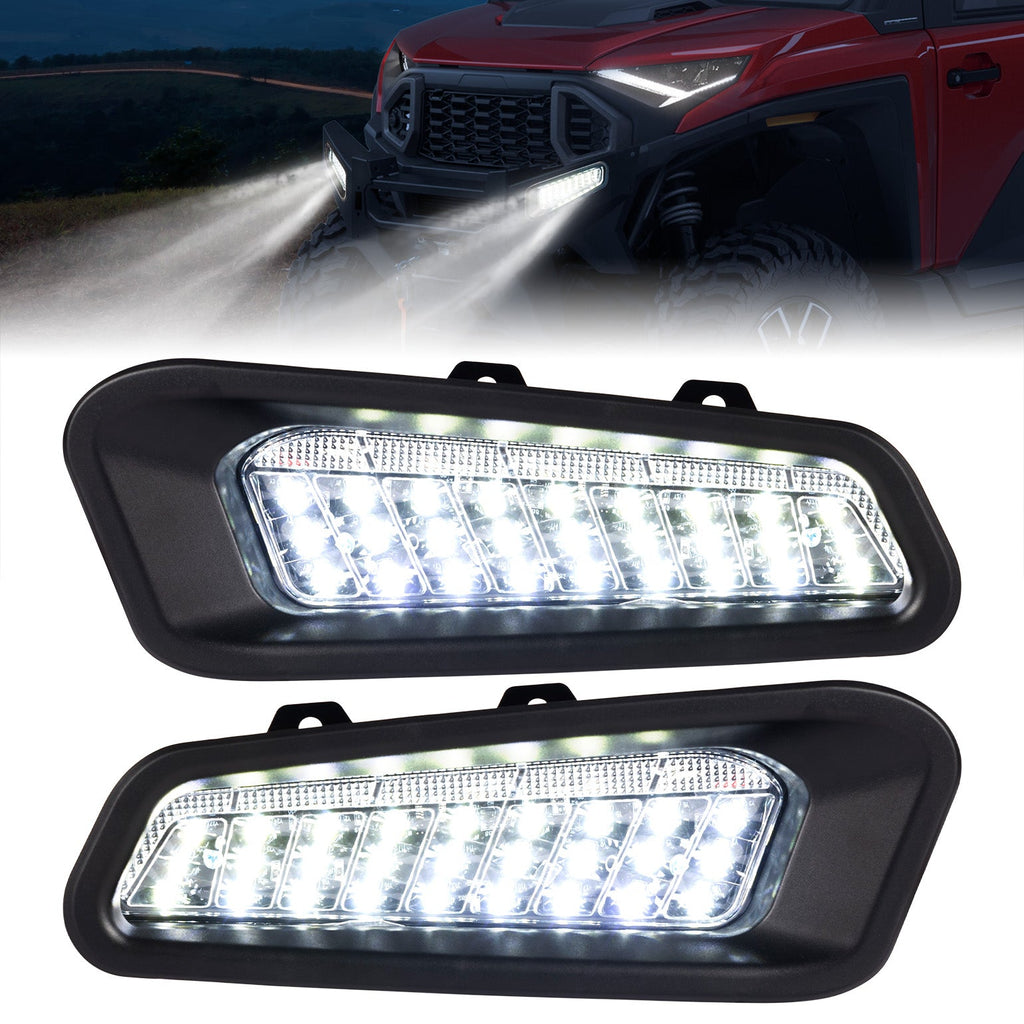 Front Brushguard Auxiliary Lights for Polaris Ranger XD 1500 / CREW 2024 2025 – fits Polaris Ranger Crew XD 1500