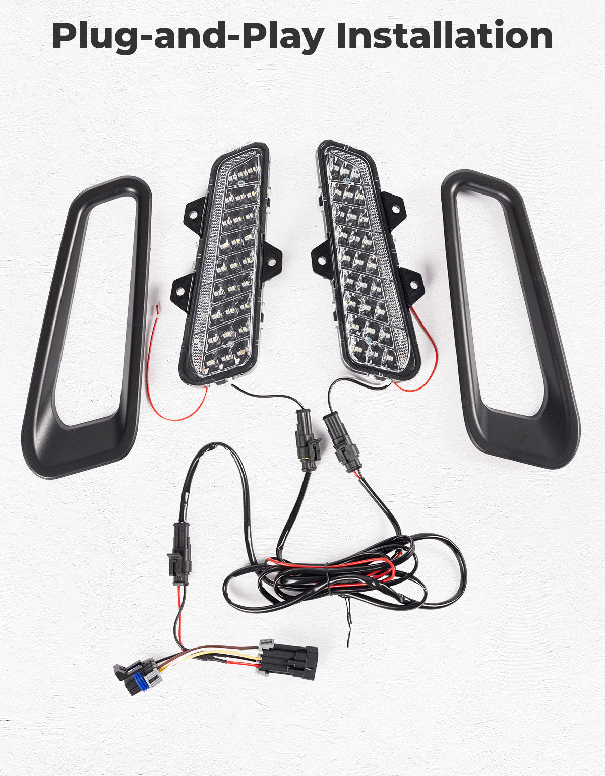 Front Brushguard Auxiliary Lights for Polaris Ranger XD 1500 / CREW 2024 2025 – fits Polaris Ranger Crew XD 1500 (view 6)