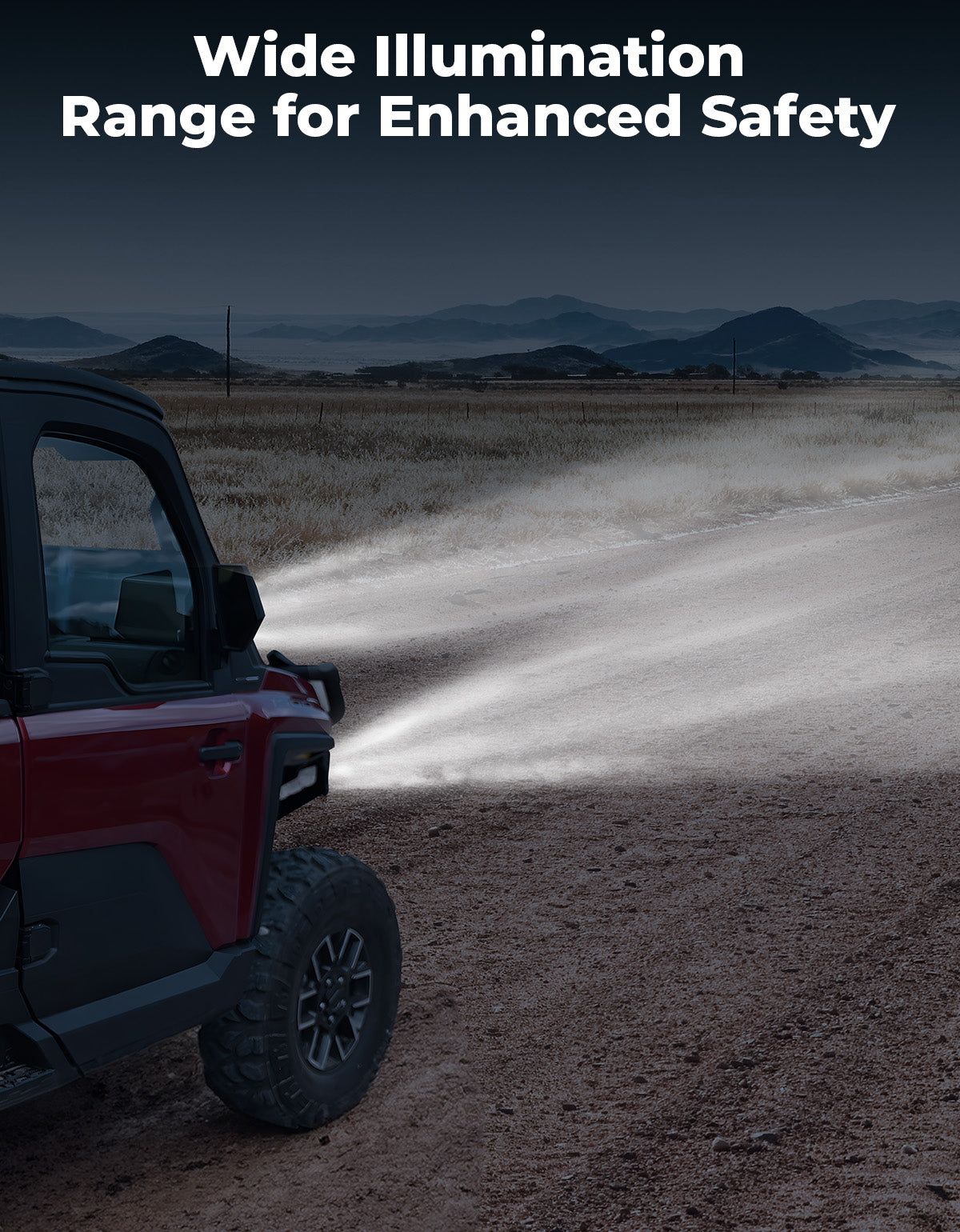 Front Brushguard Auxiliary Lights for Polaris Ranger XD 1500 / CREW 2024 2025 – fits Polaris Ranger Crew XD 1500 (view 7)