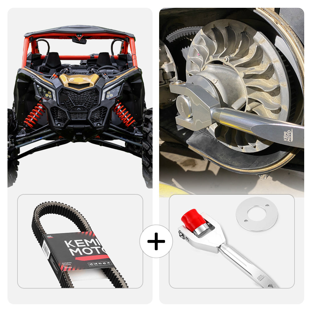 Drive Belt & Belt Changing Tool Kit for Can-Am Maverick X3/MAX – fits Can-Am Maverick X3 2-Seat