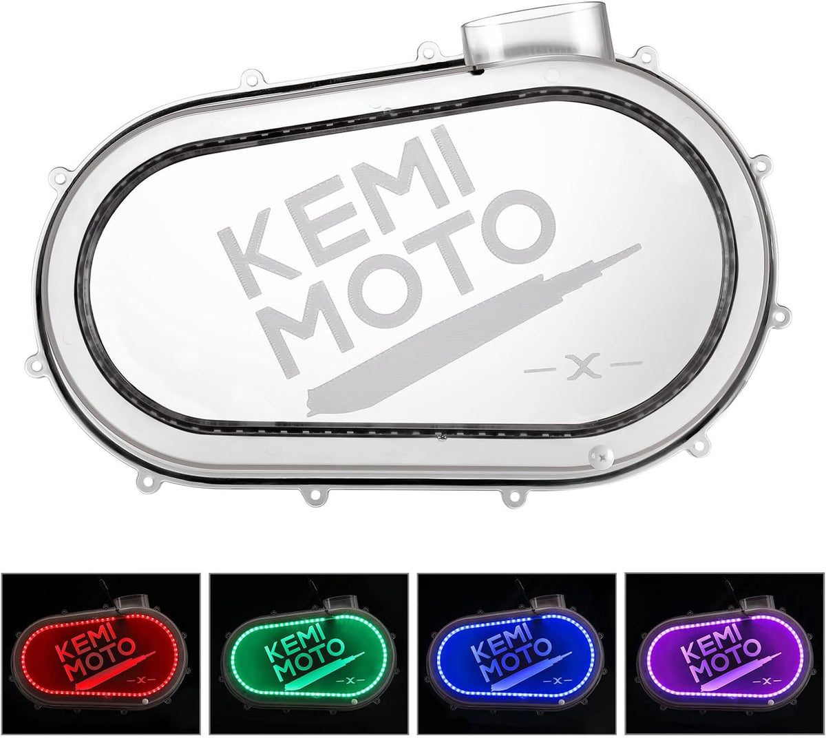 Outer Clutch Cover with RGB LED Strip Lights for Can-Am Maverick X3/MAX – fits Can-Am Maverick X3 2-Seat