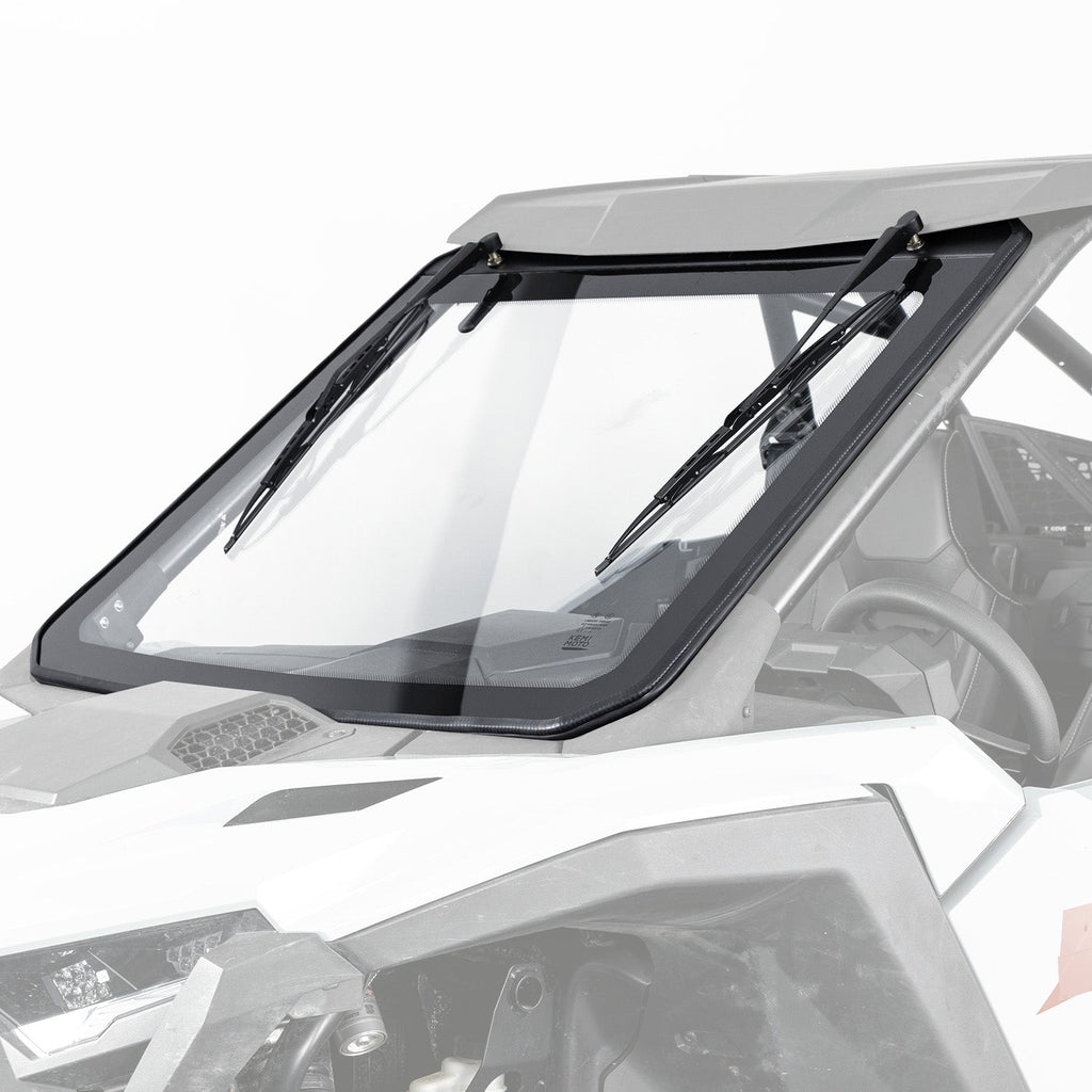 PRO XP Glass Windshield with 2 Manual Wipers for Polaris RZR PRO XP/XP4/PRO S/S4 (2025-2026) – fits Polaris RZR Pro S