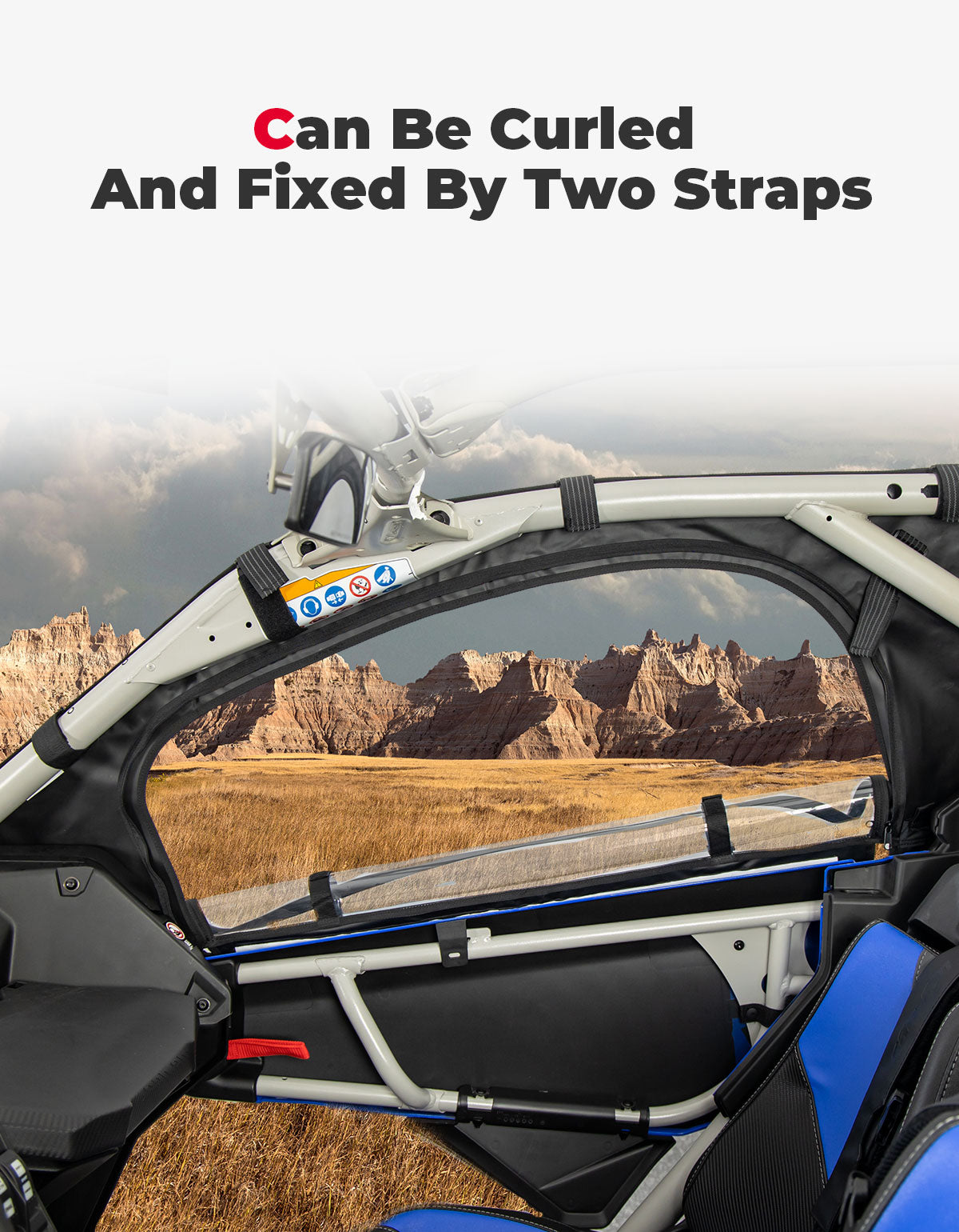 Upgraded Soft Cab Enclosure for Can-Am Maverick X3 MAX – fits Can-Am Maverick X3 MAX (view 5)