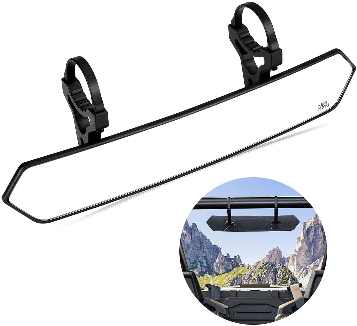 Rear View Mirror 1.65''-2'' for Maverick X3/ RZR/ Pioneer/ Talon/ Kawasaki